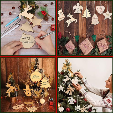 Christbaumschmuck – Bastelarbeiten für Kinder – 100er-Set