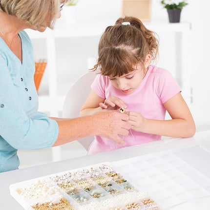 DIY Set Natuurstenen Kralen – 335 Stuks – Voor Sieraden - Roze