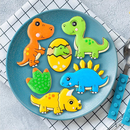 RVS Dinosaurus Koekjessnijset | 10 stuks