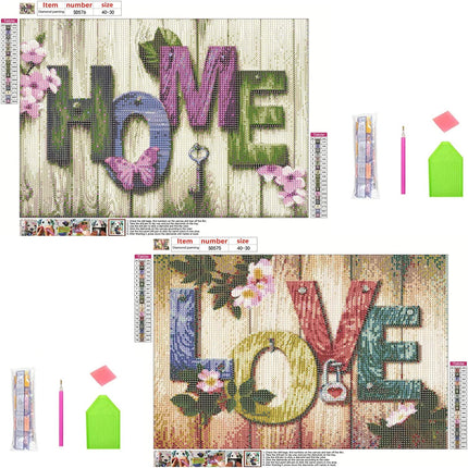 DIY 5D diamond painting, full large pictures, children's wall decoration making kit