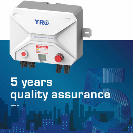 YRO Veiligheidsschakelaar – Brandbeveiliging Zonnepanelen - Snelle DC-Uitschakeling