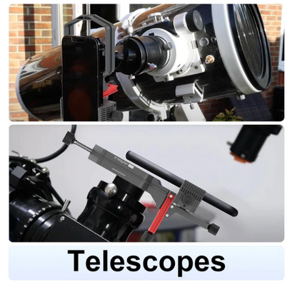 Ultra-Light Tridaptor – 3-Assige Phone Mount – Voor 22–61 mm Oculair - Telescoop