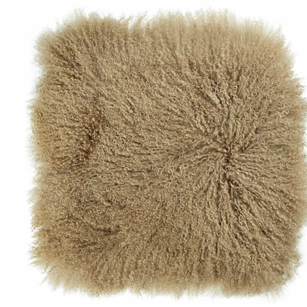 Mongolian real suede cushions