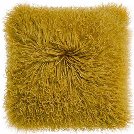 Mongolian real suede cushions