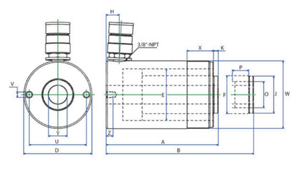 Betex NSHS 306 Industriële Hydraulische Cilinder - Veelzijdig en Krachtig