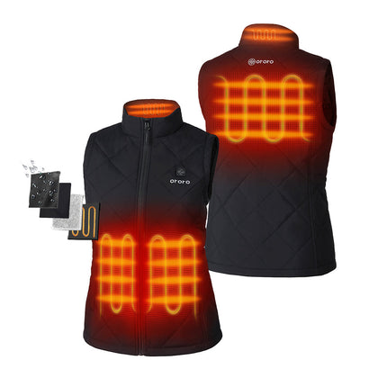Verwarmde Bodywarmer  – Inclusief Powerbank - Waterbestendig - Stijlvol - Maat M