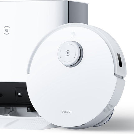 Ecovacs Deebot T10 PLUS - Robotstofzuiger met dweilsysteem en Auto-Empty Station - Wit