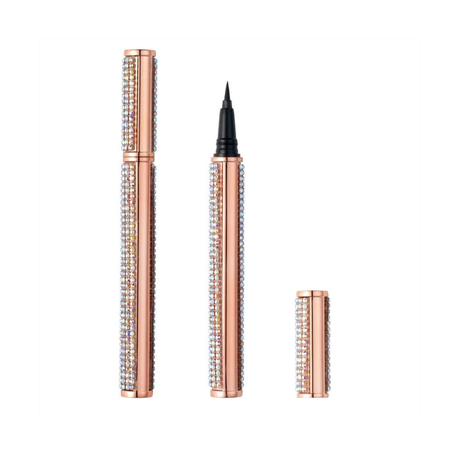 Gold Diamond Star Eyeliner - Intens Zwart, Precies & Langhoudend