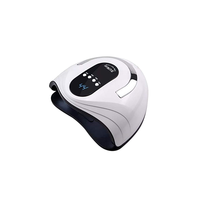 Professional gel nail lamp - automatic operation - 120 W with 42 LEDs - LED nail lamp dryer 10/30 / 60s for curing gel nails - 4 time settings - portable, not harmful to eyes