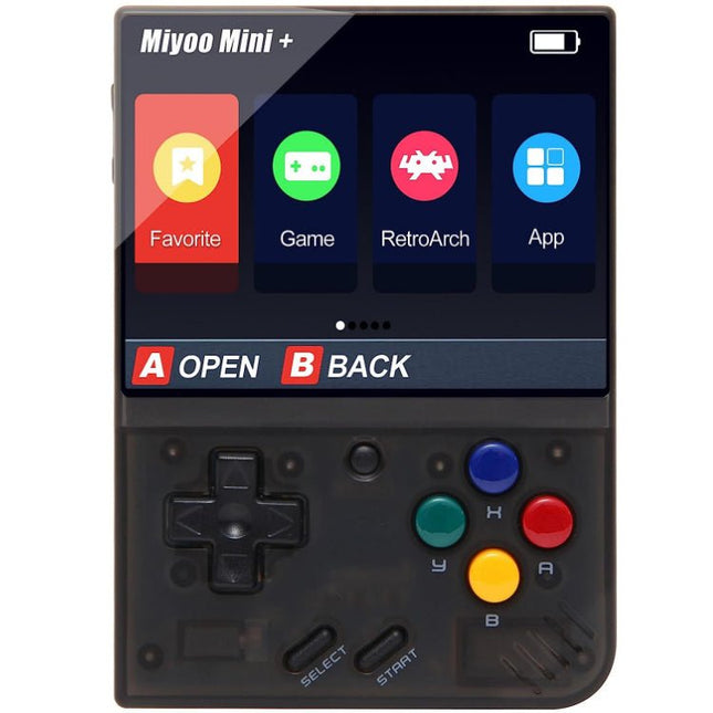 Mini Gaming Console - Miyoo Mini Plus – Retro Handheld – 3.5" IPS, HDMI, 64GB