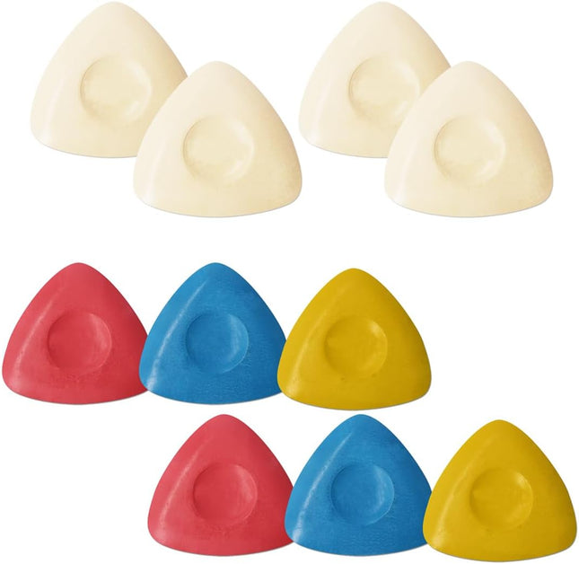 10 Stück Schneiderkreide in 4 Farben – Für Stoffe, Nähprojekte und DIY-Projekte