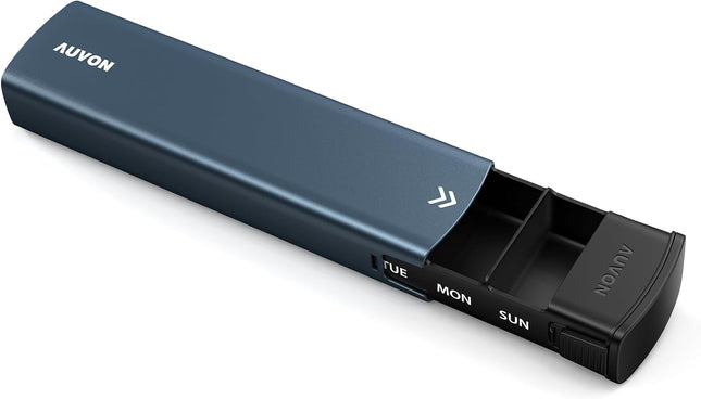 Pillendose – Transparent – ​​7 Tage – Medikamentenbox mit Tagesanzeige