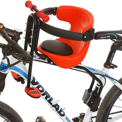 Kinderfietsstoeltje Voorzijde – 30kg Draagkracht met Pedaal