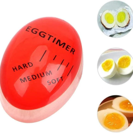 Eierwekker met Hard/Medium/Zacht Kookindicator - Herbruikbaar
