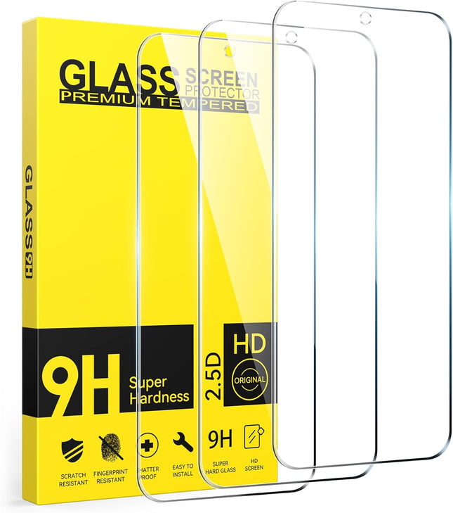3x Screenprotector - Xiaomi Redmi Note 13 4G/5G – 9H Glas - Krasvrij