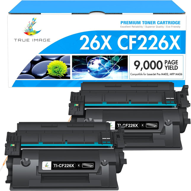 Laser Toner Cartridge 2-Pack 26X - Toner CF226X Zwart – Compatibel met HP M402 en M426 Serie