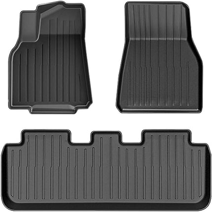 Tesla Model Y Vloermatten TPE All-Weather 2021-2025 - Geurloos en Sterk