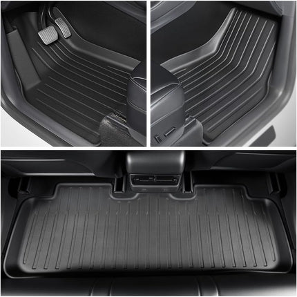 Tesla Model Y Vloermatten TPE All-Weather 2021-2025 - Geurloos en Sterk