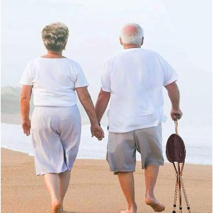 Opvouwbare Zitstok – Verstelbare Wandelstok met Zitje - Lichtgewicht en Sterk tot 200 kg