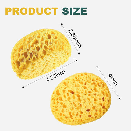 Bad­sponzen – 2 Stuks - Extra Groot - Honingraat - Zacht, Luxe en Diepe Reiniging