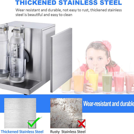 Professionele Shaker – Dubbele Beker - 120W Hoogtoerige Mixer met Timer