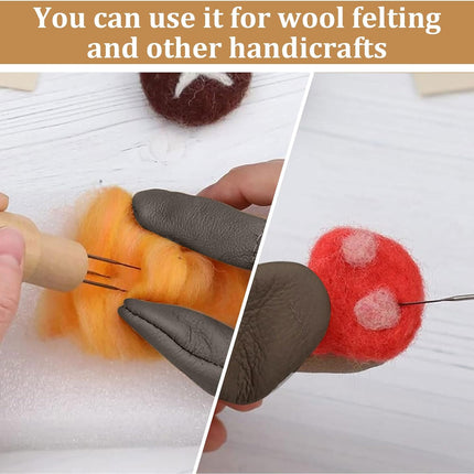 Naaldvilt Starterset met 36 Naalden en Houten Handgrepen - Ideaal voor DIY Projecten