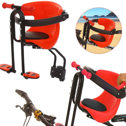 Kinderfietsstoeltje Voorzijde – 30kg Draagkracht met Pedaal