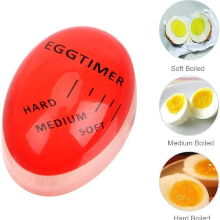 Eierwekker met Hard/Medium/Zacht Kookindicator - Herbruikbaar