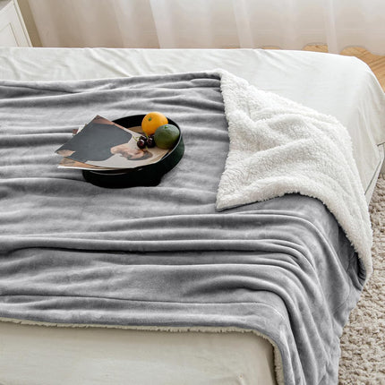 Knuffeldeken – Ultrazachte Sherpa - Dubbelzijdig Fleece – 220×240 cm