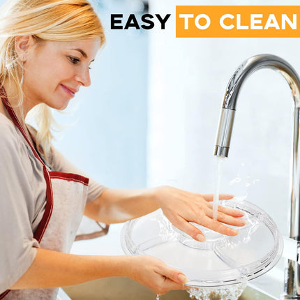 6-in-1 Cake Stand met Deksel – Taart en Saladeschaal in Eén