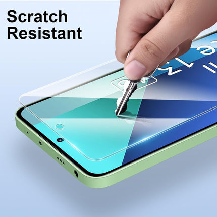 3x Screenprotector - Xiaomi Redmi Note 13 4G/5G – 9H Glas - Krasvrij