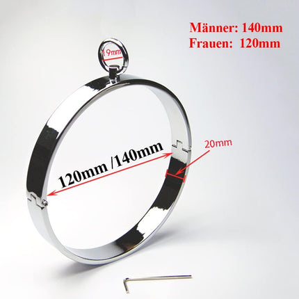 Adult Toy - Metalen Boeienset Hals, Pols en Voeten - Zinklegering inc Verstelbare Kettingen