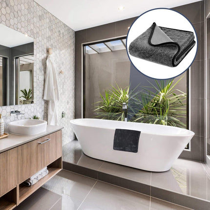 Mikrofaser-Trockentücher – 3er-Pack – XXL 40×60 cm – Superschnell trocknend und fusselfrei