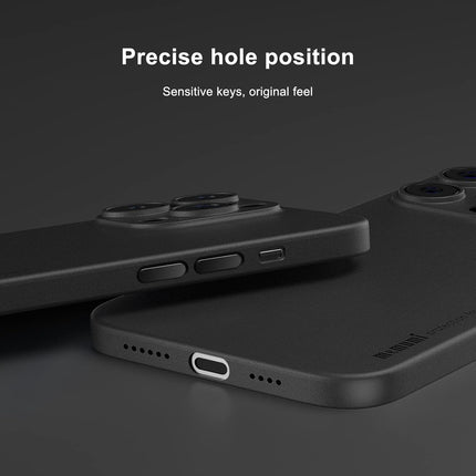 Ultradun Telefoon Hoesje Geschikt voor - iPhone 14 Pro - 0,3 mm Zwart – Mat en Krasbestendig