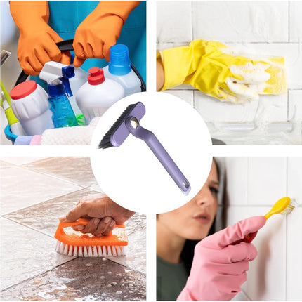 Scheuerbürsten-Set – 2-teilig – für Böden, Fliesen und Ecken