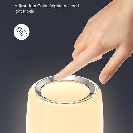 LED-Stimmungslampe – dimmbar – 7 Farben – Touch-Bedienung