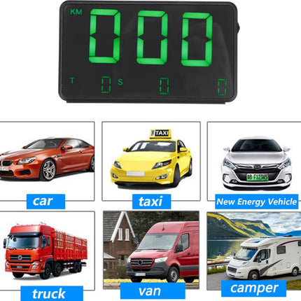 Geavanceerde Auto GPS Display | Snelheid - KM - Tijd - Heads Up
