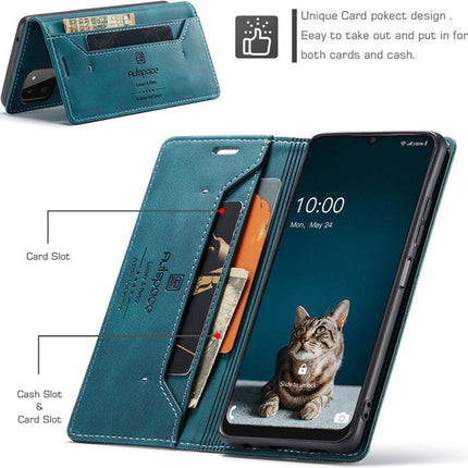Luxuriöse Handyhülle aus PU-Leder, geeignet für Samsung Galaxy A22 5G/F42 5G – elegant und praktisch