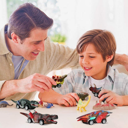 Jurassic Dino Racers - Dinosaur Toy Car Set Boys - Set of 6