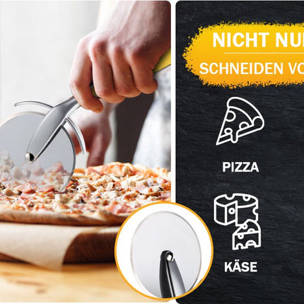 Pizza cutter - professional and premium quality - stainless steel - pizza cutter roller
