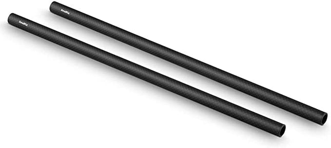 15mm Carbon Fiber Rods (Pack of 2), 12 Inch Rails (Unthreaded) for 15mm Rod Support - 851
