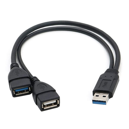 Effizienter USB 3.0-Dual-Port-Adapter – 1 auf 2 USB-Buchsen