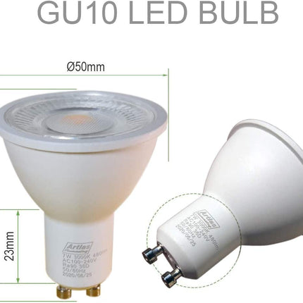 5er-Set Einbaustrahler - LED - Warmweiß - Drehbar | A++