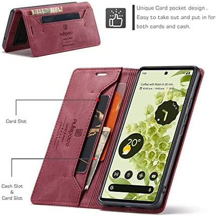 Mobiele telefoonhoes Google Pixel 6 | RFID | Flip Case | Kaartsleuven | Magneet | Standfunctie | Schokbestendig