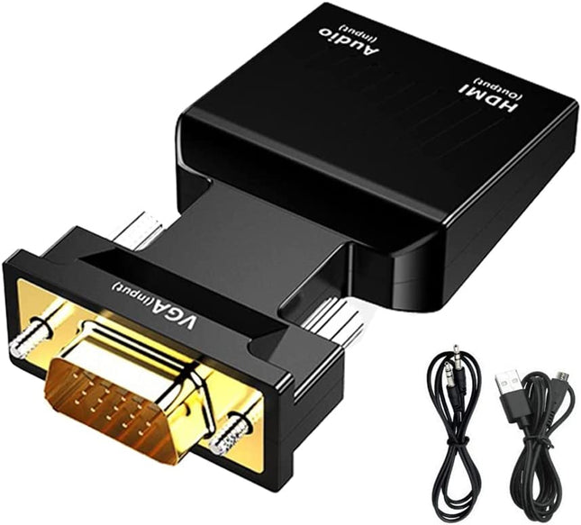 VGA-zu-HDMI-Adapter – High Definition, Audio-Unterstützung