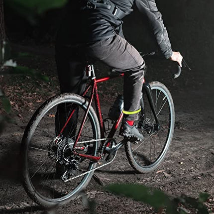 3 paar fietsbroekclips Reflecterende broekclips Elastische broekclips Reflectoren PVC gecoate fiets enkelbanden/ hardloop mouwbanden voor mannen vrouwen fietsers/hardlopers