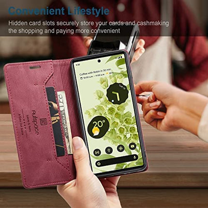 Mobiele telefoonhoes Google Pixel 6 | RFID | Flip Case | Kaartsleuven | Magneet | Standfunctie | Schokbestendig