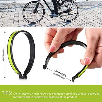 3 paar fietsbroekclips Reflecterende broekclips Elastische broekclips Reflectoren PVC gecoate fiets enkelbanden/ hardloop mouwbanden voor mannen vrouwen fietsers/hardlopers
