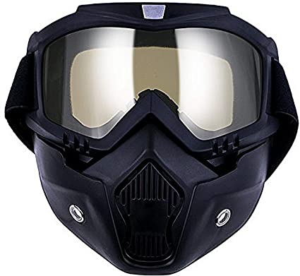 Motorfietsbril, motorcross, maskers, motorfietsen, zonnebril, motorfiets-veiligheidsbril, stofbescherming bril, afneembaar gezichtsmasker, winddicht voor outdoor, fiets, cross off-road goggles