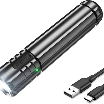 Wiederaufladbare Taschenlampe | 1100 Lumen | Telefonladefunktion | Wasserdicht | Energieklasse A++ 